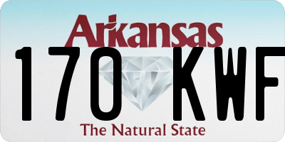 AR license plate 170KWF