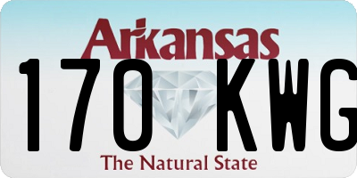 AR license plate 170KWG
