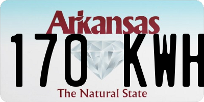 AR license plate 170KWH