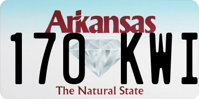 AR license plate 170KWI