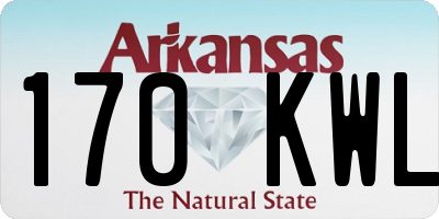 AR license plate 170KWL