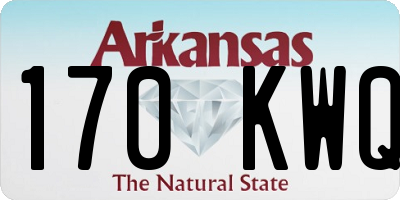 AR license plate 170KWQ