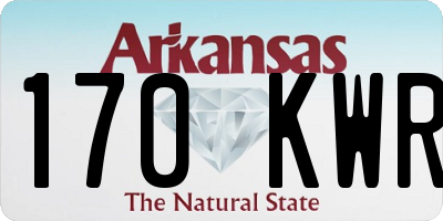 AR license plate 170KWR