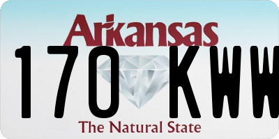 AR license plate 170KWW