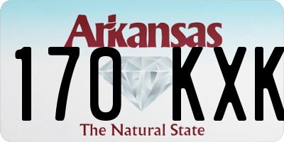 AR license plate 170KXK