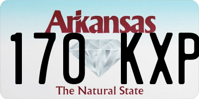 AR license plate 170KXP