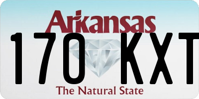 AR license plate 170KXT
