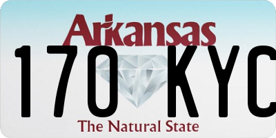 AR license plate 170KYC