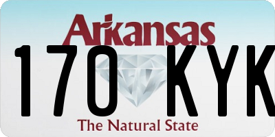 AR license plate 170KYK