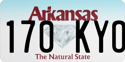 AR license plate 170KYO