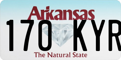 AR license plate 170KYR