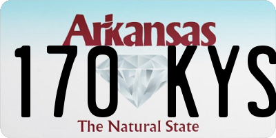 AR license plate 170KYS