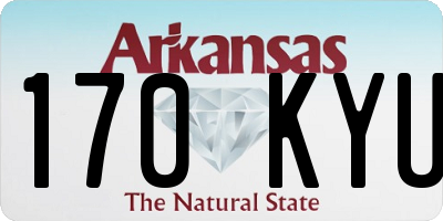 AR license plate 170KYU