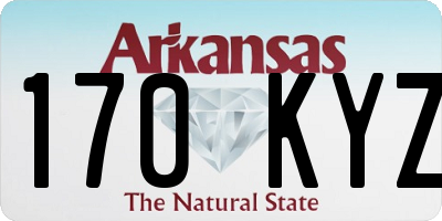 AR license plate 170KYZ