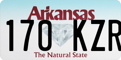 AR license plate 170KZR