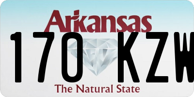 AR license plate 170KZW