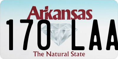 AR license plate 170LAA