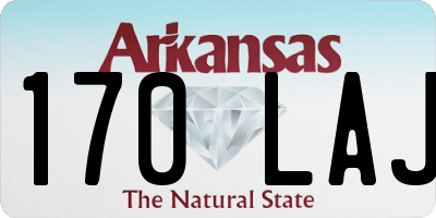 AR license plate 170LAJ