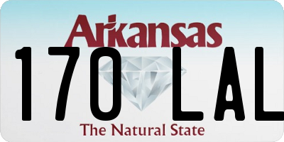 AR license plate 170LAL