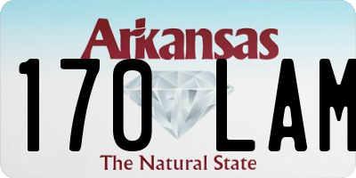 AR license plate 170LAM