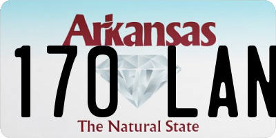 AR license plate 170LAN