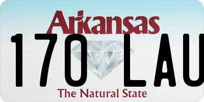 AR license plate 170LAU
