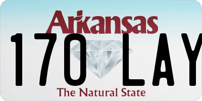 AR license plate 170LAY