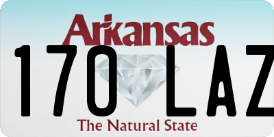AR license plate 170LAZ