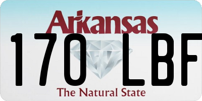 AR license plate 170LBF
