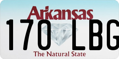 AR license plate 170LBG