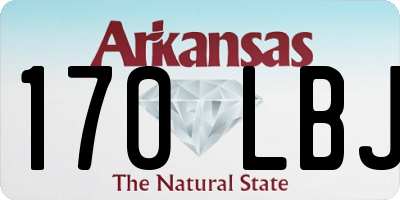 AR license plate 170LBJ