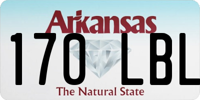 AR license plate 170LBL