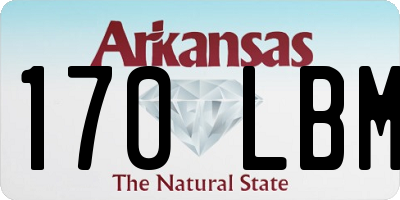 AR license plate 170LBM