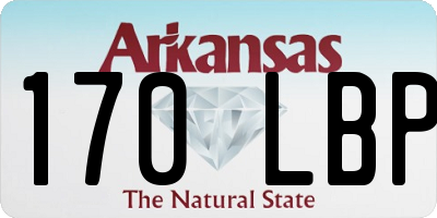AR license plate 170LBP