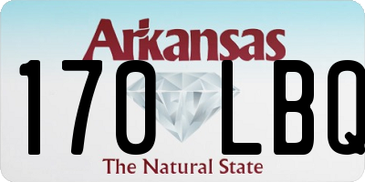 AR license plate 170LBQ