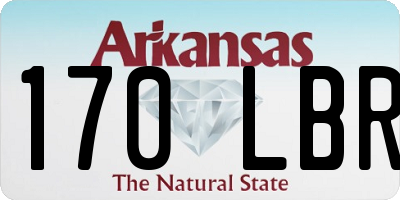 AR license plate 170LBR