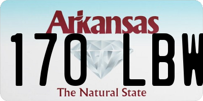 AR license plate 170LBW