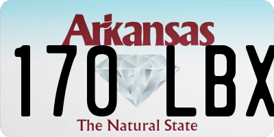 AR license plate 170LBX