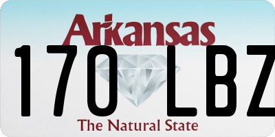 AR license plate 170LBZ