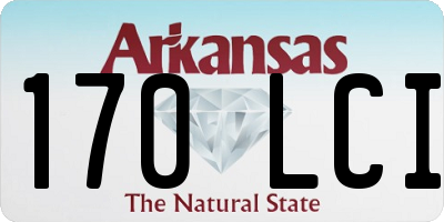 AR license plate 170LCI
