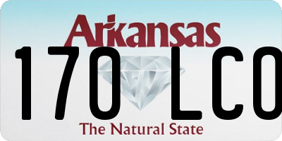AR license plate 170LCO