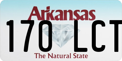 AR license plate 170LCT