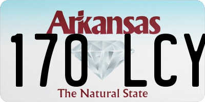 AR license plate 170LCY