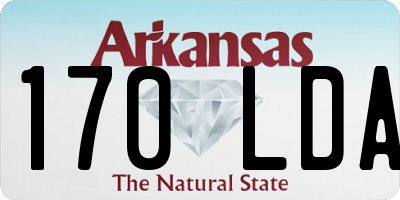 AR license plate 170LDA