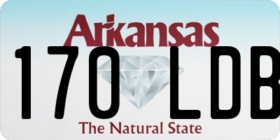 AR license plate 170LDB
