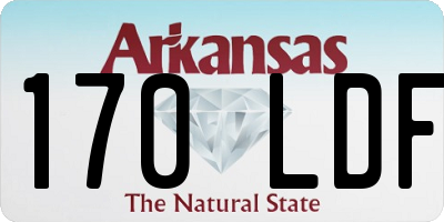 AR license plate 170LDF