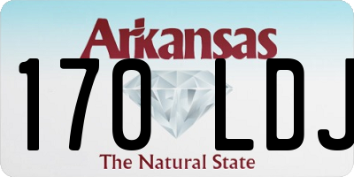 AR license plate 170LDJ