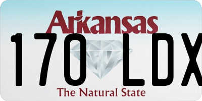 AR license plate 170LDX