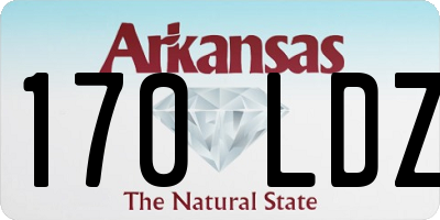 AR license plate 170LDZ