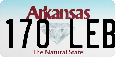 AR license plate 170LEB